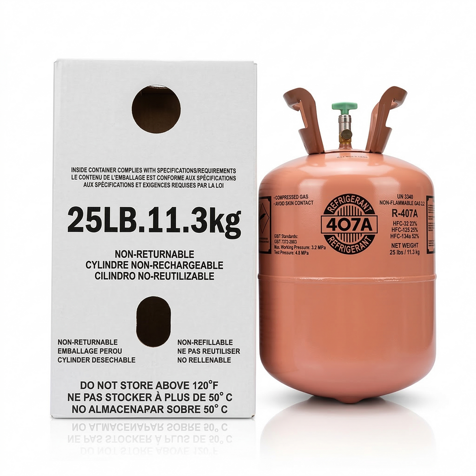 R407A Refrigerant 25 Lbs - Factory Sealed
