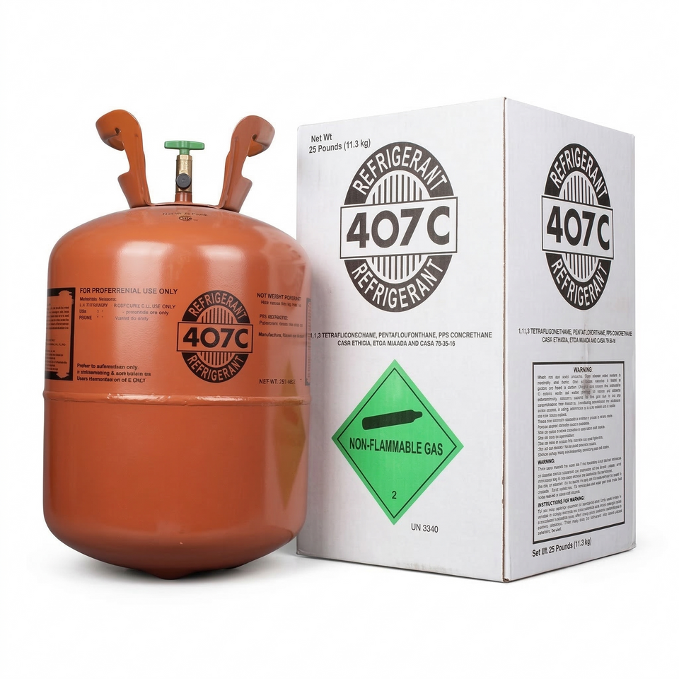 R407C Refrigerant 25 Lbs - Factory Sealed