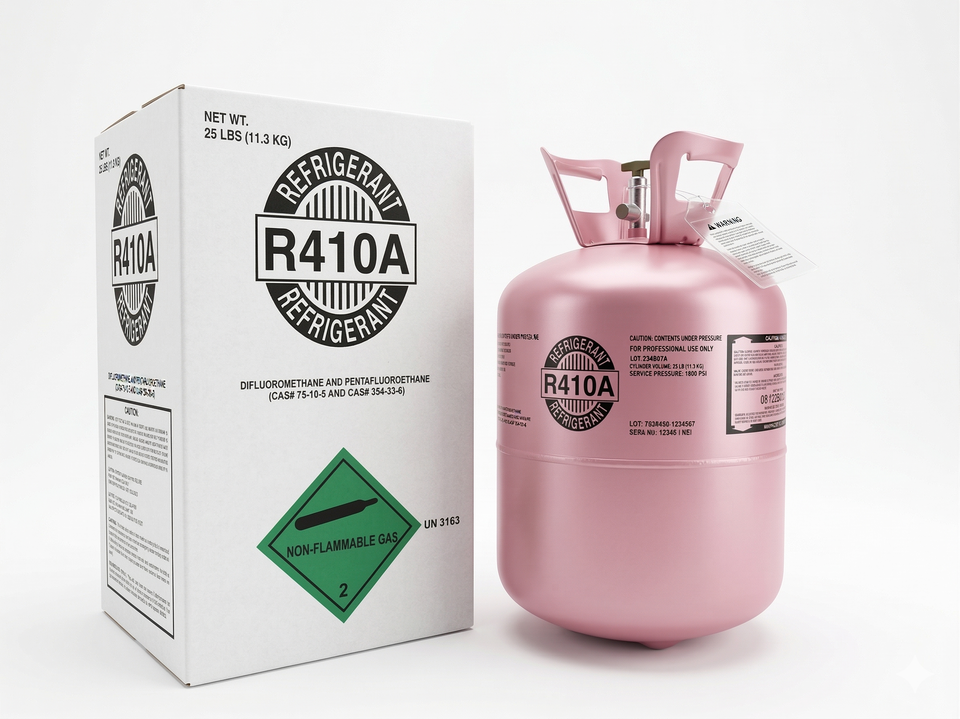 R410A Refrigerant 25 Lbs - Factory Sealed